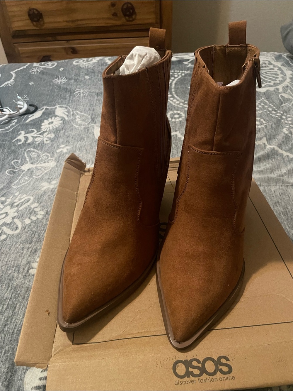 ASOS DESIGN Wide Fit Elliot western boots - Picture 3 of 11